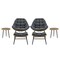 Manhattan Comfort Benson 6-Piece Patio Rocking Chair Set with Ottomans and Tables in Grey 2-OD-CV024-GY - alternate 3
